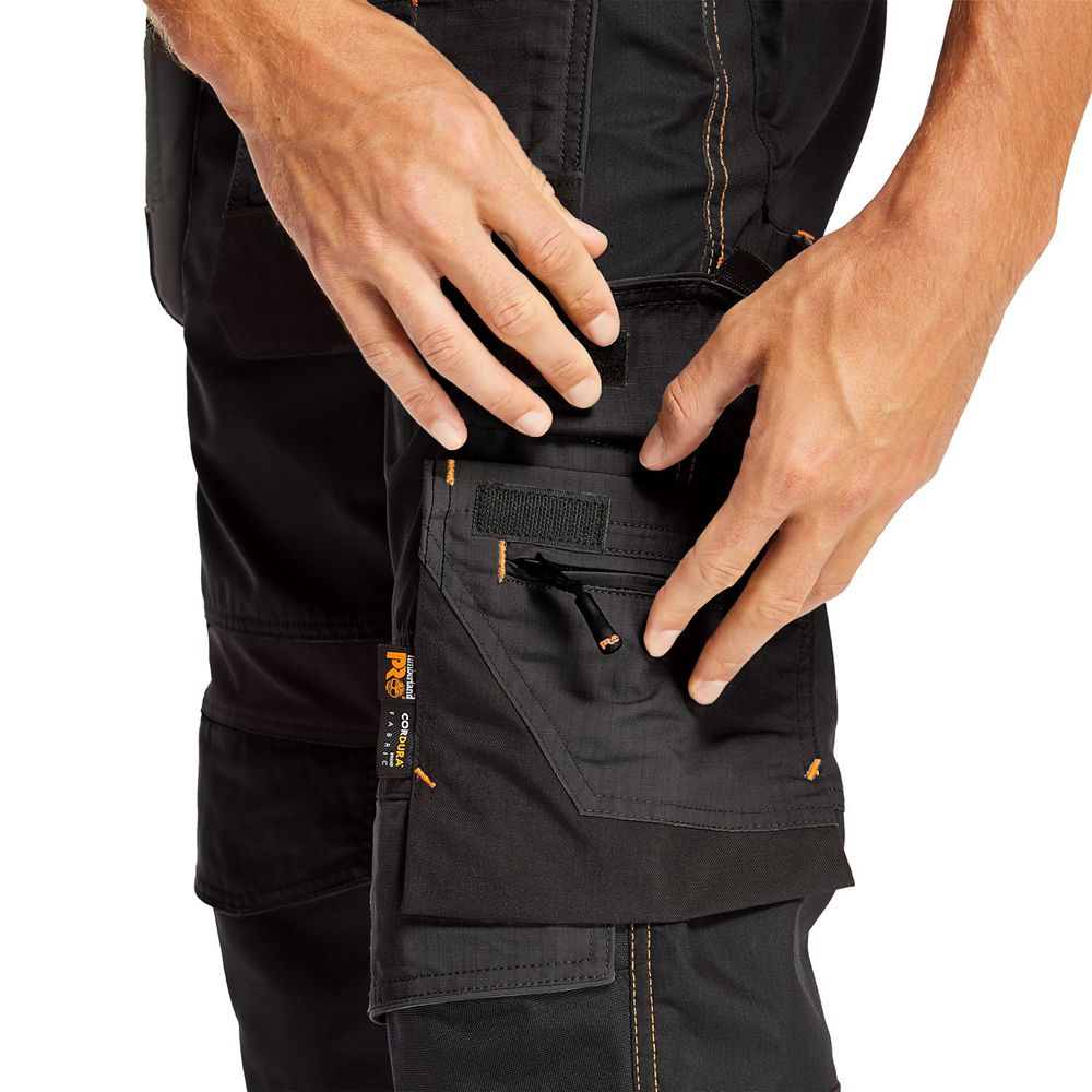 Pantaloni Timberland Barbati Negrii - Pro® Interax Holster Work - Romania - NDBSYM097